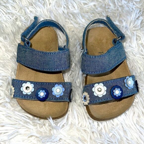 The Children’s Place Baby Girl’s Open Toe Ankle Strap Embellished Sandals 6/12M - Picture 11 of 11